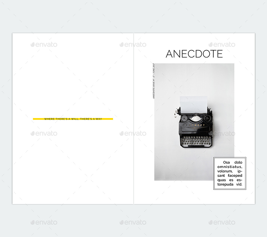 Anecdote Magazine Volume 17 by AUTHENTRICK GraphicRiver